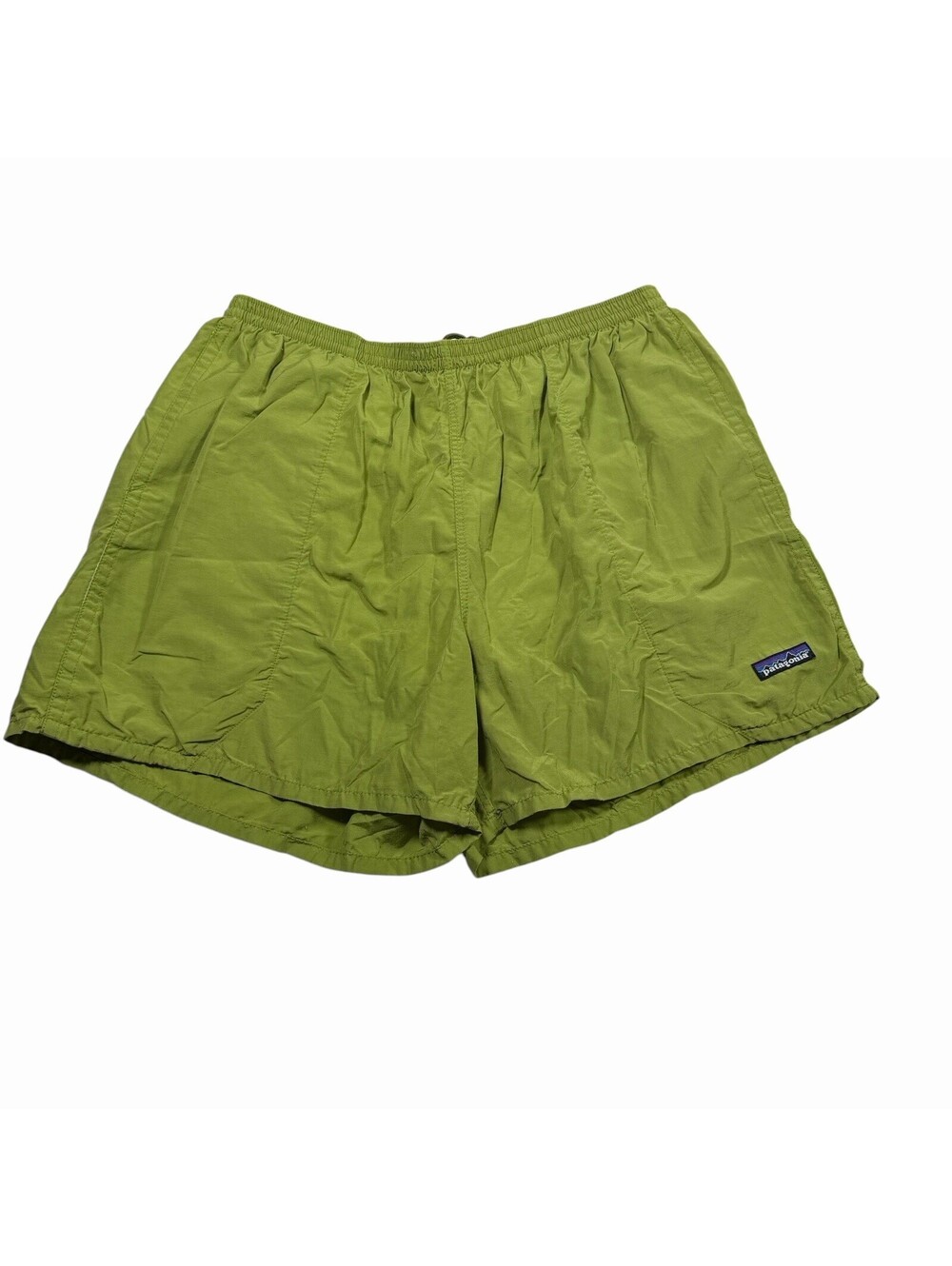 Patagonia Baggies Green Nylon Outdoor Swim Beach Shorts Men’s Size XL
